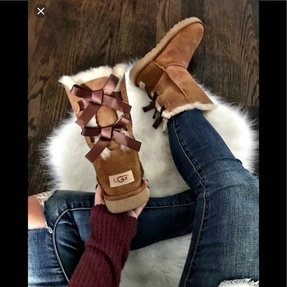 UGG Other - UGG® Girls' Bailey Bow II Boots